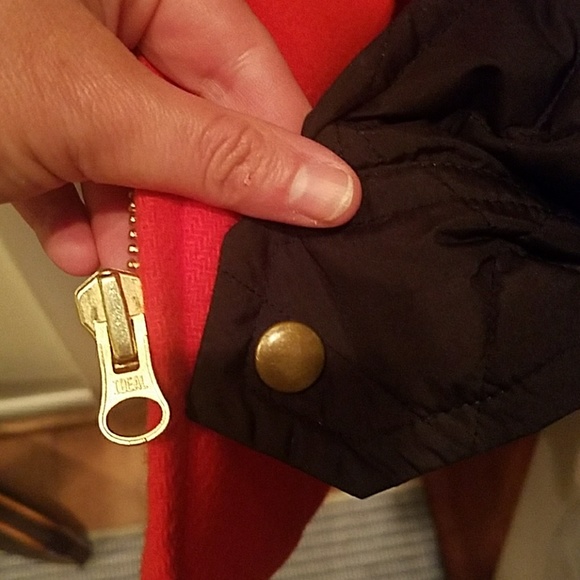 J.Crew black belted quilted coat - Picture 5 of 5